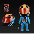 thumbnail image 6 of HengDidi Articulated Alloy Motorcycle Rider Figurine with Helmet Display, Movable Joints for Dynamic Poses, Compact Storage Solution for Collector Decor, 6 of 6