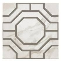 Achim Luxury Flooring Retro Self Adhesive Peel & Stick Vinyl Floor Tiles - Octagon