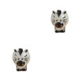 thumbnail image 4 of Ounissouiy Maceta de animales duradera, maceta suculenta ligera y portátil, maceta de cerámica pequeña, cebra elegante cebra 2Conjunto, 4 of 6