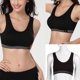 thumbnail image 3 of Sujetador deportivo de algodón sin costuras para mujer, sujetador de soporte sólido acolchado para Yoga, Fitness, cinturón Corrector de postura elástico, 3 of 4