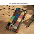 thumbnail image 4 of Minnieouse Cartera de cuero de lujo para mujer, monedero empalmado, tarjetero, estilo japonés, bolsillo multifunción, bolso con cremallera Carteras Mate/Rombo Minnieouse AP018553-04, 4 of 6