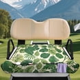 thumbnail image 2 of Uorisanigo Golf Cart Seat Cover for 2 Person Seats, Golf Club Car Accessories, Non-Slip Hawaiian Palm Leaf Golf Cart Seat Towel Blanket with 4 Pockets, for Golf Lovers, 2 of 7