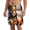 thumbnail image 2 of Mha My Hero Academia Men's Beach Shorts Swim Trunks Casual Quick Dry Board Shorts Swimwear with Mesh Lined and Pockets, 2 of 8