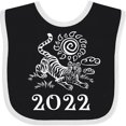 thumbnail image 3 of Inktastic 2022 Chinese New Year Tiger Boys or Girls Baby Bib, 3 of 4