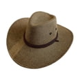 thumbnail image 2 of Men's Panama Hat, Summer Beach Sun Hat with UV Protection, Classic Straw Fedora for Outdoor Activities, Travel, and Casual Wear, Adjustable and Lightweight for Hot Weather Comfort-Khaki, 2 of 7