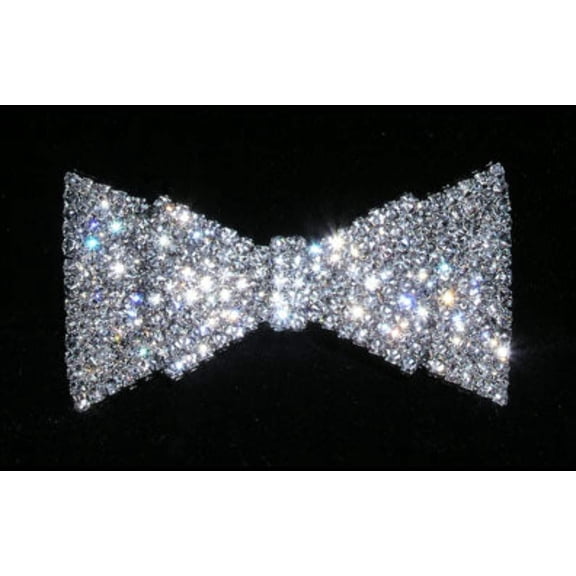 #15427 - Pave Double Bow Barrette