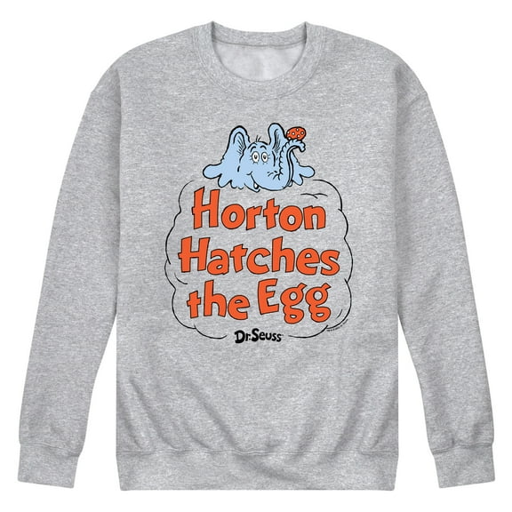 Dr. Seuss - Horton Hatches the Egg - Cloud - Easter - Men's Crew Neck Fleece Pullover