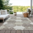 thumbnail image 6 of Addison Rugs Chantille Indoor/Outdoor Transitional Scrolls Taupe Washable Rectangle Rug, 9' x 12', 6 of 6
