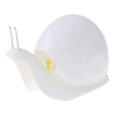 Cute Snail Soap Dispenser for Kitchen Bathroom Etc. (120ML) (White)