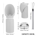 thumbnail image 2 of unbranded Bebedero Portátil Plegable Para Perros Resistente Y Compacto Para Uso En Exteriores, 2 of 8