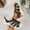 Black, variant on Women's Plus Size Strappy Sport Sandals, Open Toe with Cutout, Thick Sole Comfort Footwear White 36
