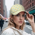 thumbnail image 7 of Artistic Cat Print Snapback Hat - Hand-Drawn Cat Design Lightweight for Beachwear, 7 of 7