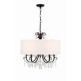 thumbnail image 2 of 6625-MK-CL-MWP Crystorama Lighting Othello - 5 Light Chandelier-21 Inches Tall and 24 Inches Wide     -Traditional Installation, 2 of 13