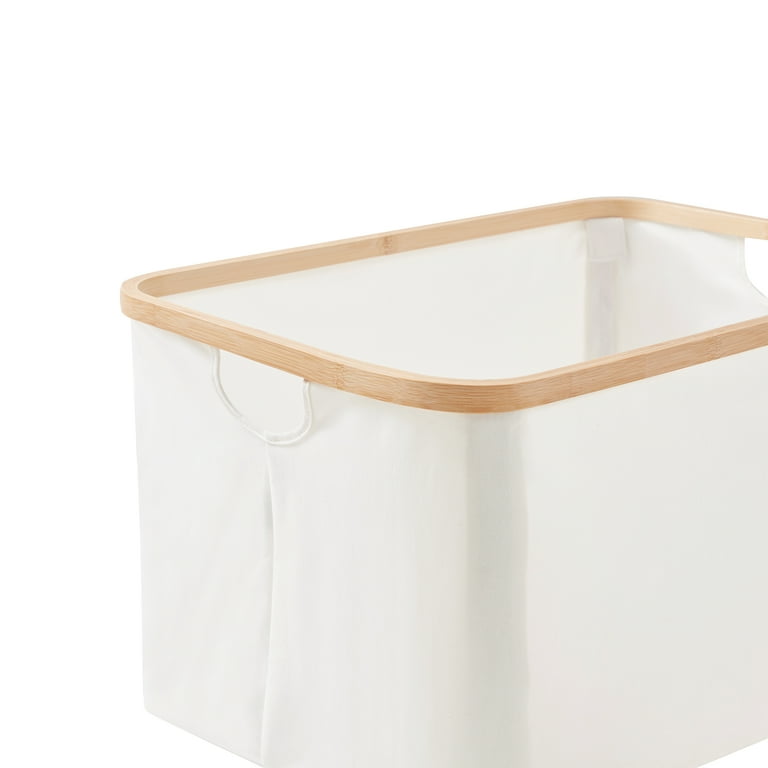 Canvas laundry basket deals