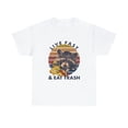 thumbnail image 2 of Racoon Drink Beer Live Fast And Eat Trash Vintage T-Shirt, 2 of 2