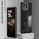 thumbnail image 2 of For Asus Rog Phone 9 Pro 5g Phone 9 5g Case Metal Frame Tempered Glass Back Mobile Cover With Slide, 2 of 5