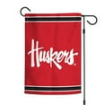 thumbnail image 2 of NCAA Nebraska Name 12" x 18" Garden Flag, 2 of 3