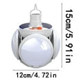 thumbnail image 3 of 2 In 1 Folding Solar Lamp Foldable Solar Light with Remote Control USB Rechargeable Portable Camping Light Led Portable Tent Light for Camping, Fishing Traveling Emergency Power Outage, 3 of 9