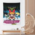 thumbnail image 5 of The Powerpuff Girls Tapestry Wall Hanging Wall Art Decor Wall Tapestry For Living Room Bedroom Dorm 60"x80", 5 of 8
