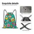 thumbnail image 4 of Pofeuu SpongeBob SquarePants for Water-Resistant 210D Drawstring Bag Compact Foldable Design Gym Yoga Travel Essentials Lightweight Carryall-Medium, 4 of 6