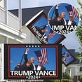 thumbnail image 2 of ¡Campaña con descuento!Banderas de pancarta de casa Bandera de exterior de poliéster de 3x5 pies con ideal para colgar en el interior o en un mástil de bandera estándar, 2 of 7