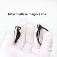 thumbnail image 5 of HBMYN Magnetic Reading Glasses Men Women 2.0,Front Connect Adjustable Temples Eyeglass Around Neck Hanging Computer Readers for Presbyopia,Black, 5 of 9