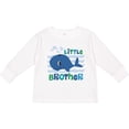 thumbnail image 3 of Inktastic Whale Little Brother Boys Long Sleeve Toddler T-Shirt, 3 of 5