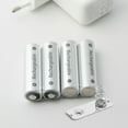 thumbnail image 2 of 10pcs AA Batería Contacto Spring Acero inoxidable Batería PLATA DE CONTACTO AA REEMPLACIÓN DE LA BATERÍA Terminal de resorte de la batería para la batería Electrónica, 2 of 5