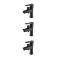 thumbnail image 4 of Transemion Modern Faucets Easy To Install Bathroom Accessory For Stylish Upgrade Soft Black 3Set, 4 of 6