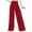 Red, variant on XFLWAM Women's High Waist Wide Leg Pants Casual Lightweight Elastic Drawstring Palazzo Trousers with Pocket Red S