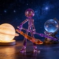 thumbnail image 6 of Multi Jointed Movable Action Figures, Full Body Mechanical Robot Dolls with Accessories, Creative Stop Motion Models for Play and Display, Unfinished DIY Decor and Unique Birthday Gifts, 3.1*4.7in, B, 6 of 7