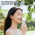 thumbnail image 4 of Transparent Mecha High Speed Turbo Handheld Fan, USB Rechargeable Powerful Wind Cannon Cooler, Cooling Mode Digital Display Gadget for Teens Tech Lovers Outdoor Summer, 4 of 9