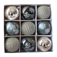 thumbnail image 1 of Juego de 9 bolas de Navidad decorativas Strade Fareast Limited 3,15 pulgadas para árbol de Navidad, 1 of 8