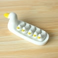 thumbnail image 4 of 6-Piece Cute Ducks Ceramic Chopstick Rests, Spoon Fork Knife Holder Stand Festive Dinner Table Ornament (Set), 4 of 5