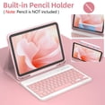 thumbnail image 4 of Funda con Teclado KBCASE para iPad Air 11" Inalámbrico Rosa, 4 of 8