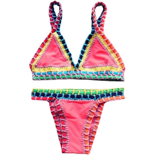 CYYNO Women's Hand-Knitted Upscale Bikini Swimsuit