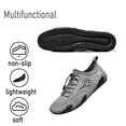 thumbnail image 4 of Mens Driving Casual Shoes Outdoor Non-slip Walking Shoes Breathable Lightweight Sneakers Soft Comfortable Lace-up Shoes Gray 12 US, 4 of 7