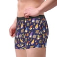 thumbnail image 2 of Honeii Gnomes And Houses Men's Underwear Boxer Briefs Pack, ComfortSoft Boxer Brief for Men, Moisture-Wicking Breathable-Medium, 2 of 5
