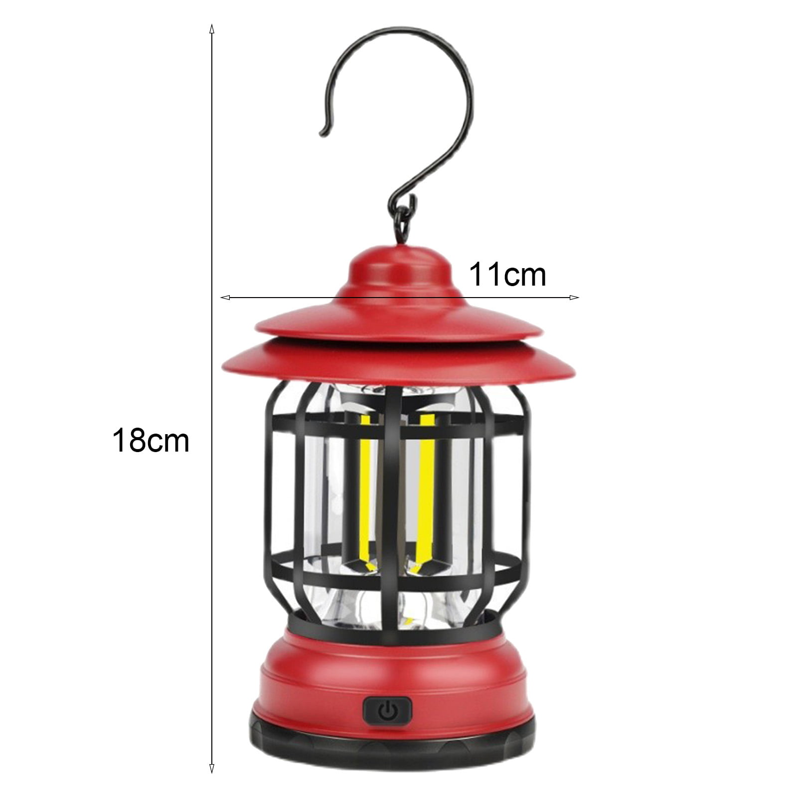 LED Camping Lantern, 6000mAh Rechargeable Battery Camping Light, IP55  Waterproof Outdoor Table Lamp, 4-Way Dimmable Portable Lamp