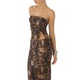 thumbnail image 4 of Coduop Women 2 Piece Maxi Skirt Outfit Set Strapless Tie Up Tube Top and Bodycon Long Skirt Suit, 4 of 6