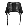 thumbnail image 6 of TVRtyle Black Women's Fishbones Metal Clips Sexy Garter Belts for Stockings S514B, 6 of 9