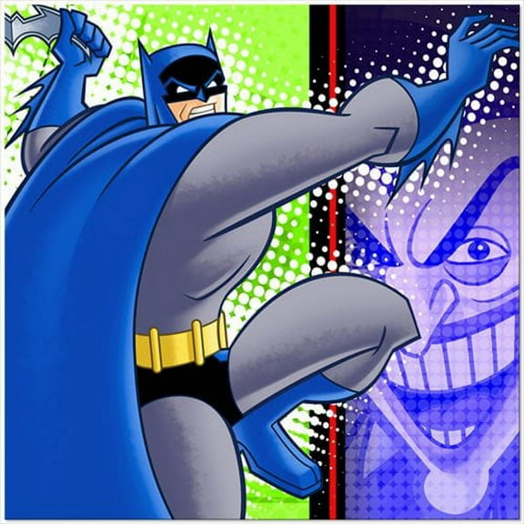 Batman Brave & Bold Superhero Cartoon Kids Birthday Party Paper Luncheon Napkins