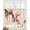 Light Beige Deep Red, variant on Red Flowers Sheer Curtains 84 Inch Length 2 Panels Set for Living Room/Bedroom, Chinese Plum Traditional Ink Painting Kitchen Curtains Grommet Semi-Sheer Curtains Drapes Window Treatments 52"x84"x2