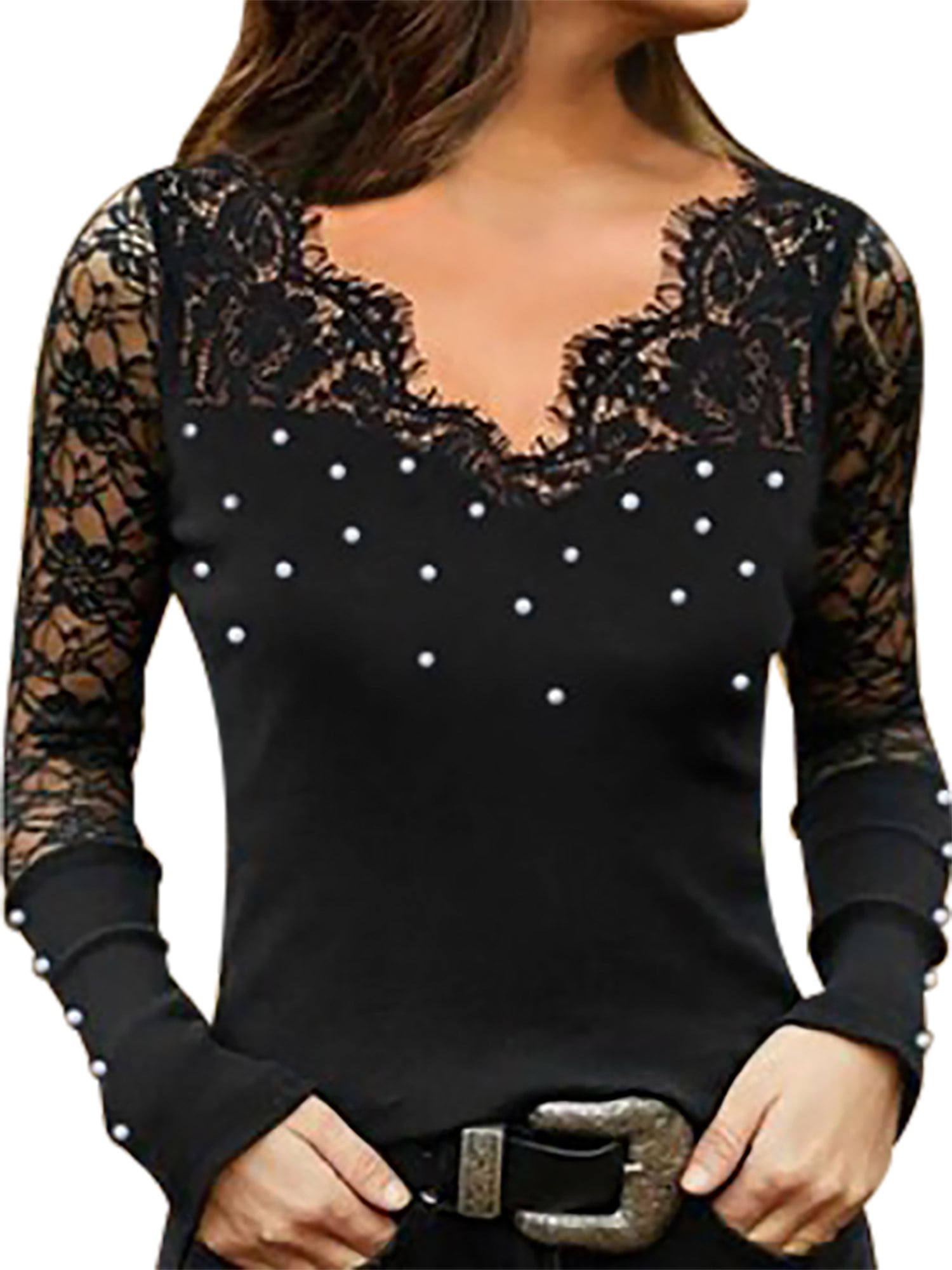 Fee tunic woman tunic stretch lace top