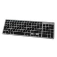 thumbnail image 2 of lionlar -Clavier Sans Fil Bluetooth Mince pour Windows iOS Android PC Portables Noir Noir D, 2 of 8