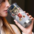thumbnail image 4 of Happy New Year 2026 Shih Tzu Holiday Balloons Party Snow 20oz Stainless Steel Tumbler Insulated Cup with Lid Lion Dog Lover Gifts - 13018, 4 of 5