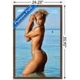 thumbnail image 3 of Sports Illustrated: Swimsuit Edition - Jasmine Sanders 22 Wall Poster, 22.375" x 34" Framed, 3 of 5