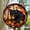 Black Bear, variant on Boho Angel with Wildflowers Ornament Window Hanging Suncatcher Glass Panel with Metal Chain Sun Catchers Wall Art Home Decor Gift for Women Mothers Day, 2025, Holiday Decoration,