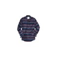 thumbnail image 1 of Aeropostale - Camisa con botones y bolsillo a rayas para hombre, azul, extragrande Aeropostale Botones al frente, 1 of 1