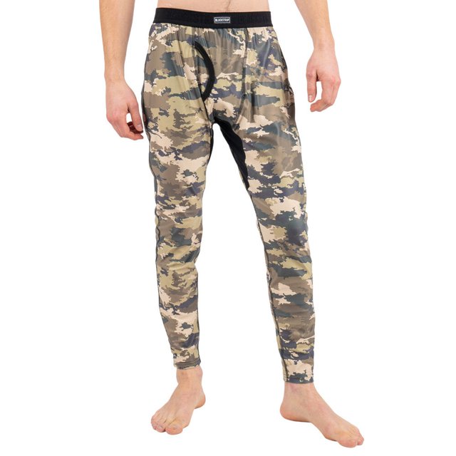 BLACKSTRAP Men's Skyliner Full Length Baselayer Pant Splatcam Olive, L